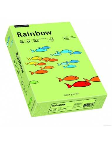 Papier coloré vert clair 160g Rainbow - 250 feuilles A4