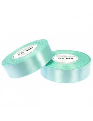 12mm WS8064 Ruban de satin menthe 32mb