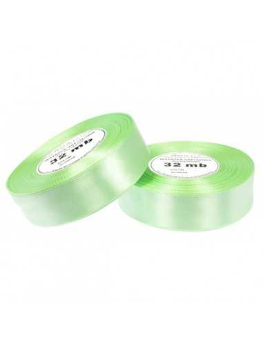 12mm WS8072 Ruban de satin lumineux vert 32mb