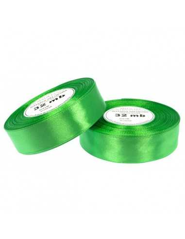 12mm WS8075 Ruban de satin vert 32mb