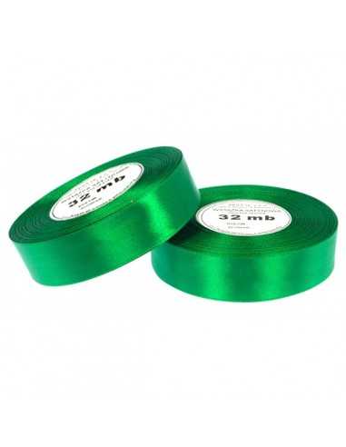 Ruban en satin vert foncé (12mm) 32m