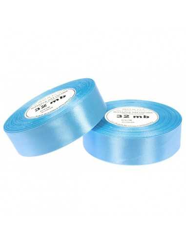 6mm WS8099 Ruban de satin bleu 32mb