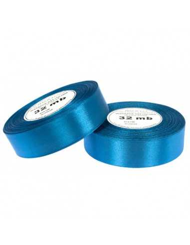 6mm WS8102 Ruban de satin sale bleu 32mb