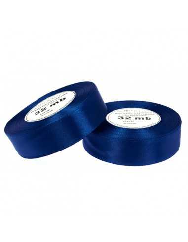 6mm WS8112 Ruban de satin sombre bleu marine 32mb