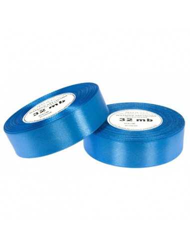 12mm WS8105 Ruban de satin bleu 32mb