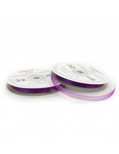 6mm WO9123 Ruban de mousseline sombre violet 32mb