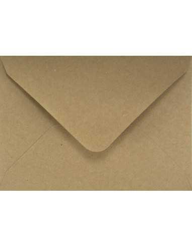 Enveloppe décorative unie écologique B6 12,5x17,5 NK EKO Kraft marron 100g