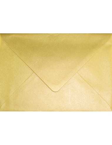 Enveloppe décorative perle métallisée B6 12,5x17,5 NK Sirio Pearl Aurum l'or 110g