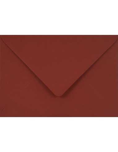 Enveloppe décorative couleur unie B6 12,5x17,5 NK Sirio Color Cherry bordeaux 115g