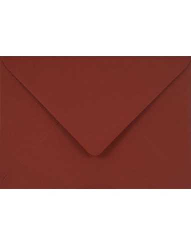 Enveloppe colorée bordeaux B6 (12,5x17,5cm) collage humide Sirio Color Cherry 115g