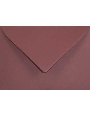 Enveloppe décorative couleur unie écologique B6 12,5x17,5 NK Keaykolour Carmine bordeaux 120g