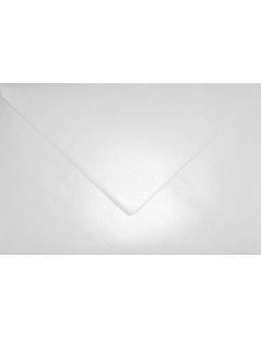 Enveloppe décorative perle métallisée C5 16,2x22,9 NK Aster Metallic White blanc 120g