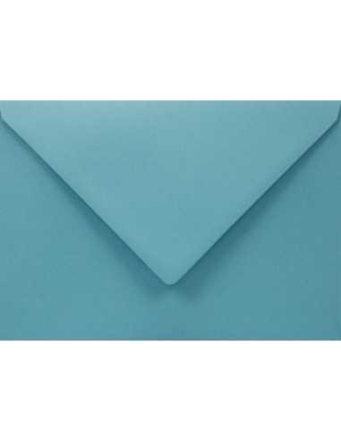 Enveloppe décorative couleur unie écologique C5 16,2x22,9 NK Woodstock Azzurro bleu 140g