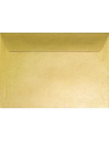 Enveloppe décorative perle métallisée C6 11,4x16,2 NK Sirio Pearl Aurum l'or 110g