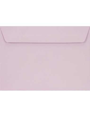 Enveloppe colorée lilas C6 (11,4x16,2cm) bande adhésive Burano Lilla 90g