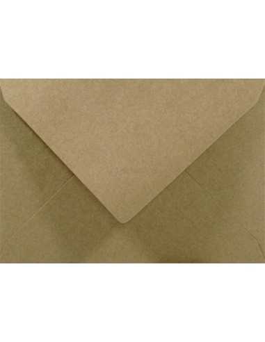 Enveloppe décorative unie écologique C6 11,4x16,2 NK EKO Kraft marron 100g