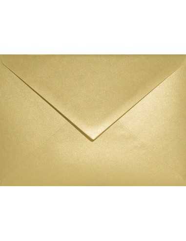 Enveloppe décorative perle métallisée C6 11,4x16,2 NK Sirio Aurum l'or 110g