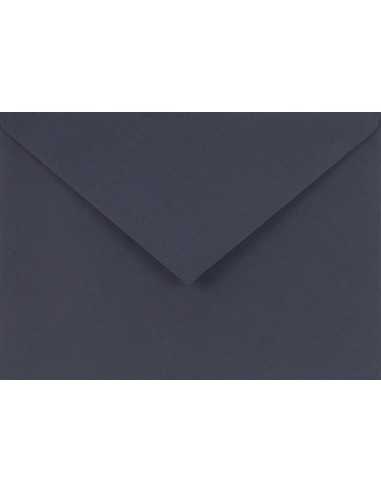 Enveloppe colorée bleue marine C6 (11,4x16,2cm) collage humide Sirio Color Dark Blue 115g