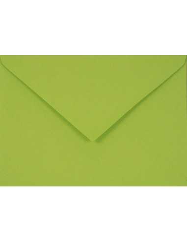 Enveloppe colorée verte claire C6 (11,4x16,2cm) collage humide Sirio Color Lime 115g