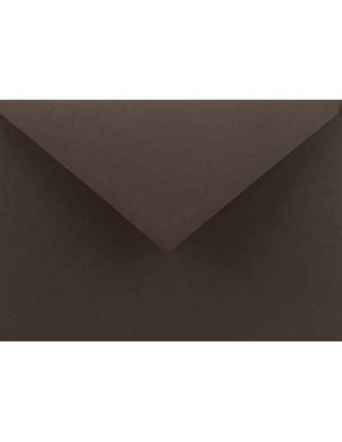 Enveloppe décorative couleur unie C6 11,4x16,2 NK Sirio Color Cacao marron 115g