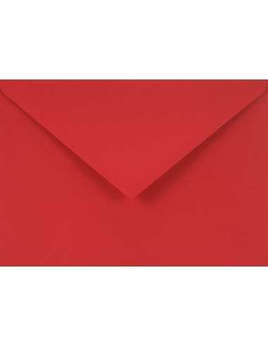 Enveloppe décorative couleur unie C6 11,4x16,2 NK Sirio Color Lampone rouge 115g