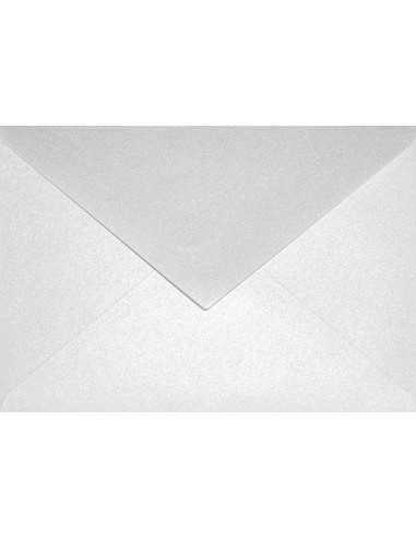 Enveloppe décorative perle métallisée C6 11,4x16,2 NK Aster Metallic White blanc 120g