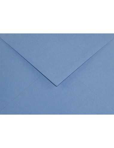 Enveloppe décorative couleur unie écologique C6 11,4x16,2 NK Keaykolour Azure bleu 120g