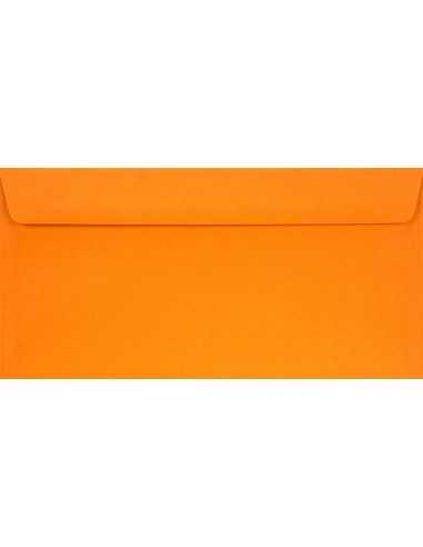 Enveloppe décorative couleur unie DL 11x22 HK Burano Arancio Trop orange 90g