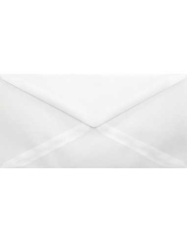 Enveloppe décorative unie transparent DL 11x22 BK Golden Star blanc 110g