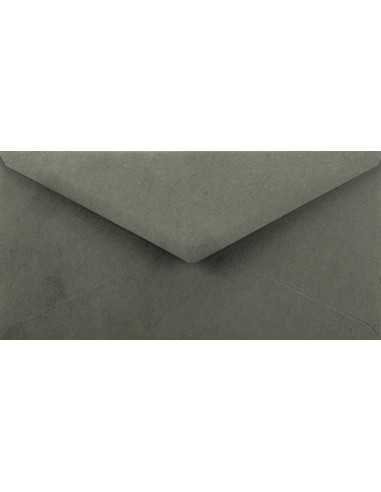 Enveloppe décorative couleur unie DL 11x22 NK Sirio Color Anthracite graphite 115g