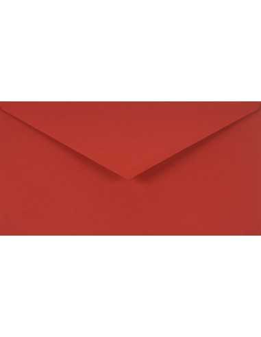 Enveloppe décorative couleur unie DL 11x22 NK Sirio Color Lampone rouge 115g