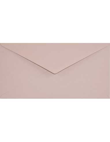 Enveloppe décorative couleur unie écologique DL 11x22 NK Keaykolour Old Rose rose 120g