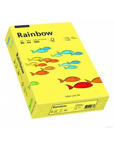 Papier ordinaire décoratif coloré Rainbow 160g R16 jaune em. 250A4