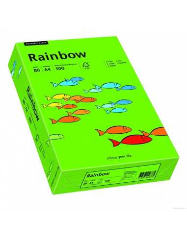 Papier coloré vert foncé 160g Rainbow - 250 feuilles A4