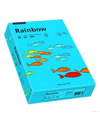 Papier coloré bleu foncé 160g Rainbow - 250 feuilles A4