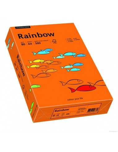 Papier ordinaire décoratif coloré Rainbow 80g R28 rouge em. 500A4