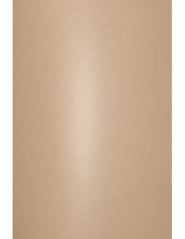 Papier métallisé rose pâle nacré 120g Aster Metalllic Nude Powder - 10 feuilles A4