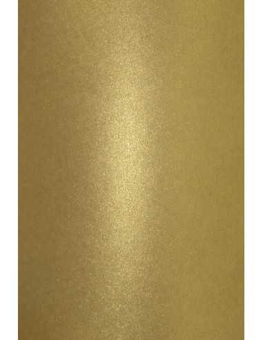 Papier métallisé doré nacré 300g Aster Metalllic Rustic Gold - 10 feuilles A4