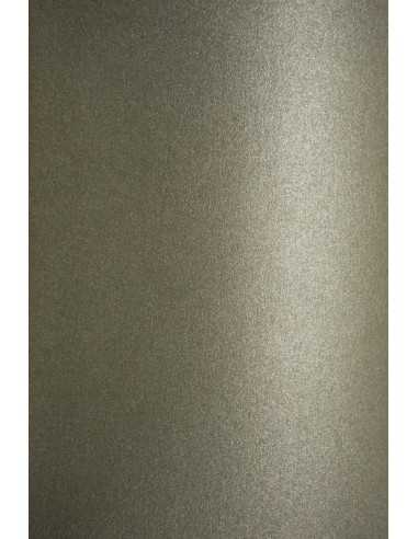 Papier métallisé gris nacré 120g Curious Metallics Ionised - 10 feuilles A4