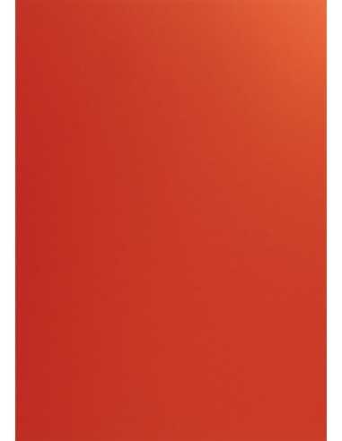 Papier décoratif texturé coloré Curious Matter 270g Desiree Red rouge em. 10A4