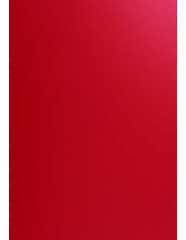 Papier coloré rouge 270g Curious Skin Red - 10 feuilles A4