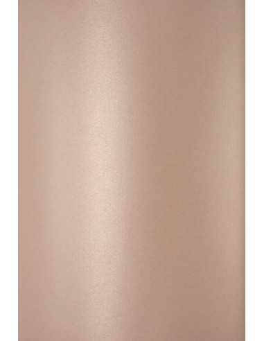 Papier métallisé rose-doré nacré 300g Curious Metallics Rose Gold - 10 feuilles A4