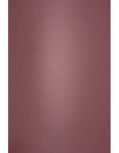 Papier décoratif coloré écologique Keaykolour 300g Carmine bordeaux 10A4