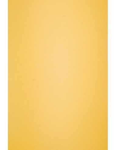 Papier ordinaire décoratif coloré écologique Keaykolour 300g Indian Yellow sombre jaune em. 10A4