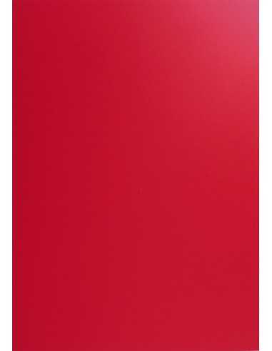 Papier coloré rouge 330g Plike Red - 10 feuilles A4