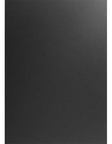 Papier coloré noir 330g Plike Black - 10 feuilles A4