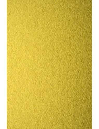 Papier coloré texturé jaune foncé 220g Prisma Girasole - 10 feuilles A4