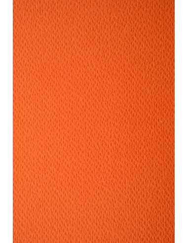 Papier coloré texturé orange 220g Prisma Mandarino - 10 feuilles A4