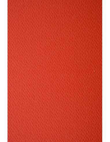 Papier coloré texturé rouge 220g Prisma Scarlatto - 10 feuilles A4