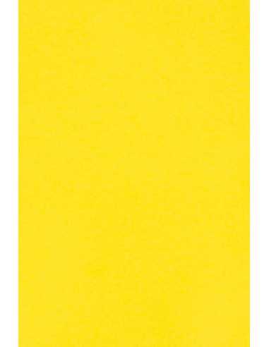 Papier coloré jaune 250g Burano Giallo Zolfo - 20 feuilles A4